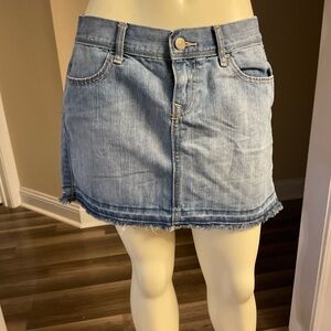 Old Navy Light Blue Denim Mini Skirt